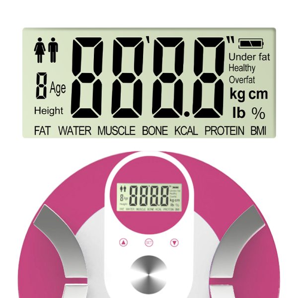 z&j upgraded smart weight scale, bathroom electronic scale, with BMI, body fat, muscle mass and other indicators, equipped with a large display - Image 3